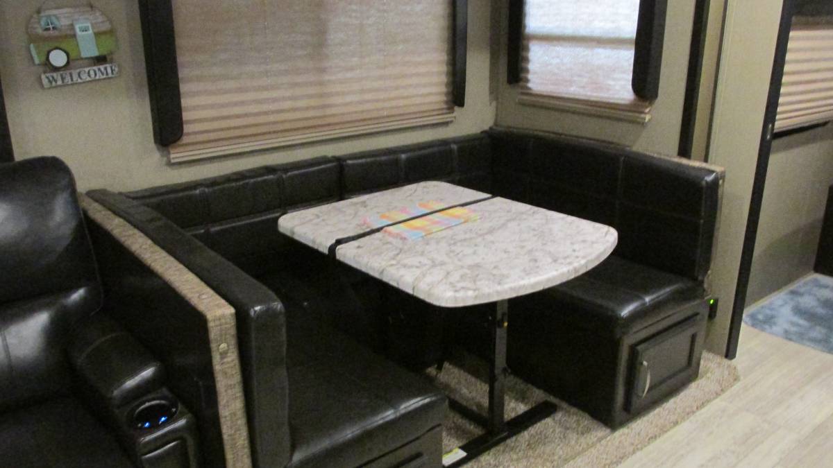 Dinette inside our 2018 Grand Design Imagine 2600RB